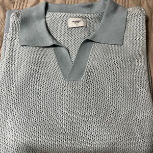 The Academy Brand Light Blue Polo Shirt NWT Size Medium